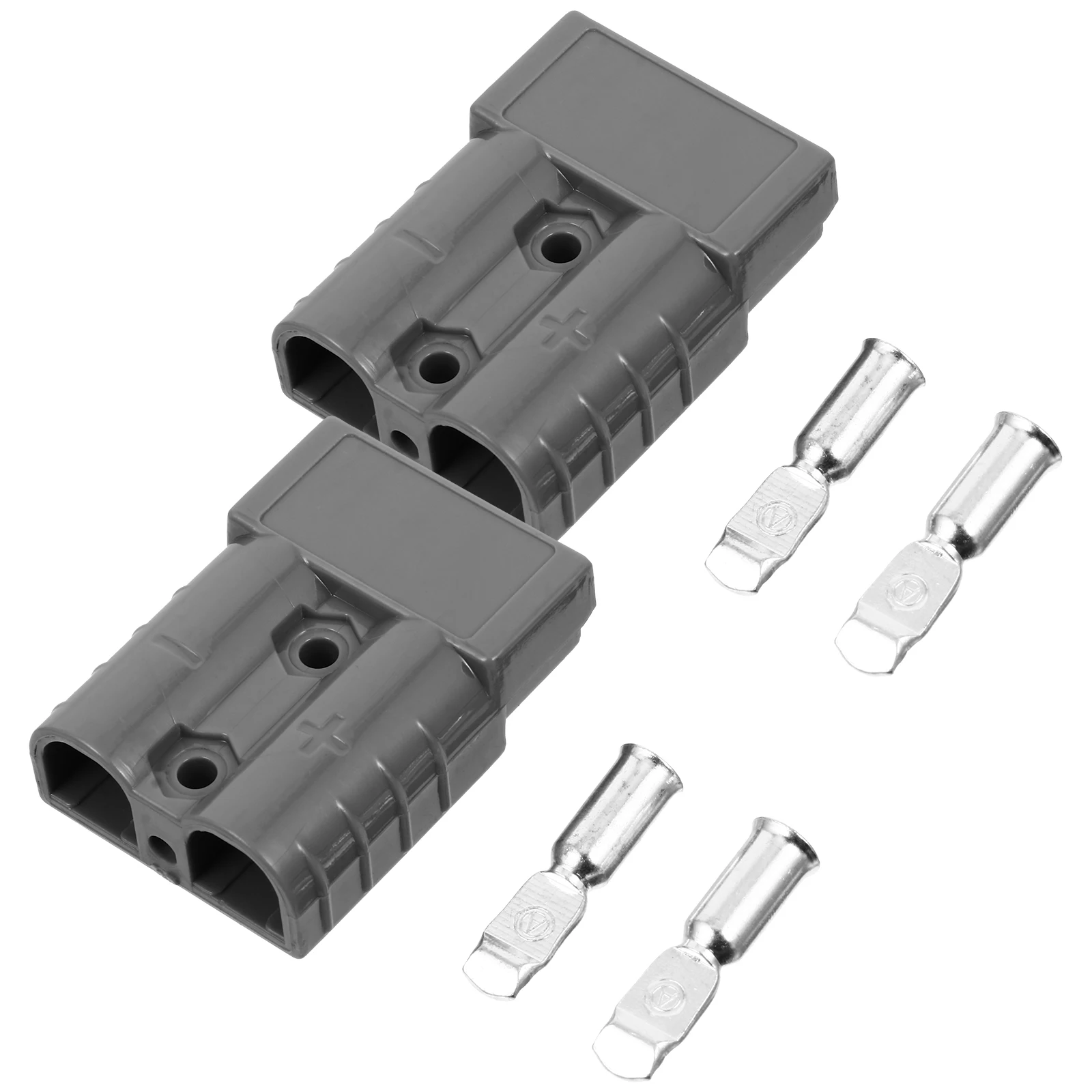 

2 Set Plug Connector High Temperature Resistant Electric Connectors Kit Wire Harness Pressure Resistant Silver Coated Terminal
