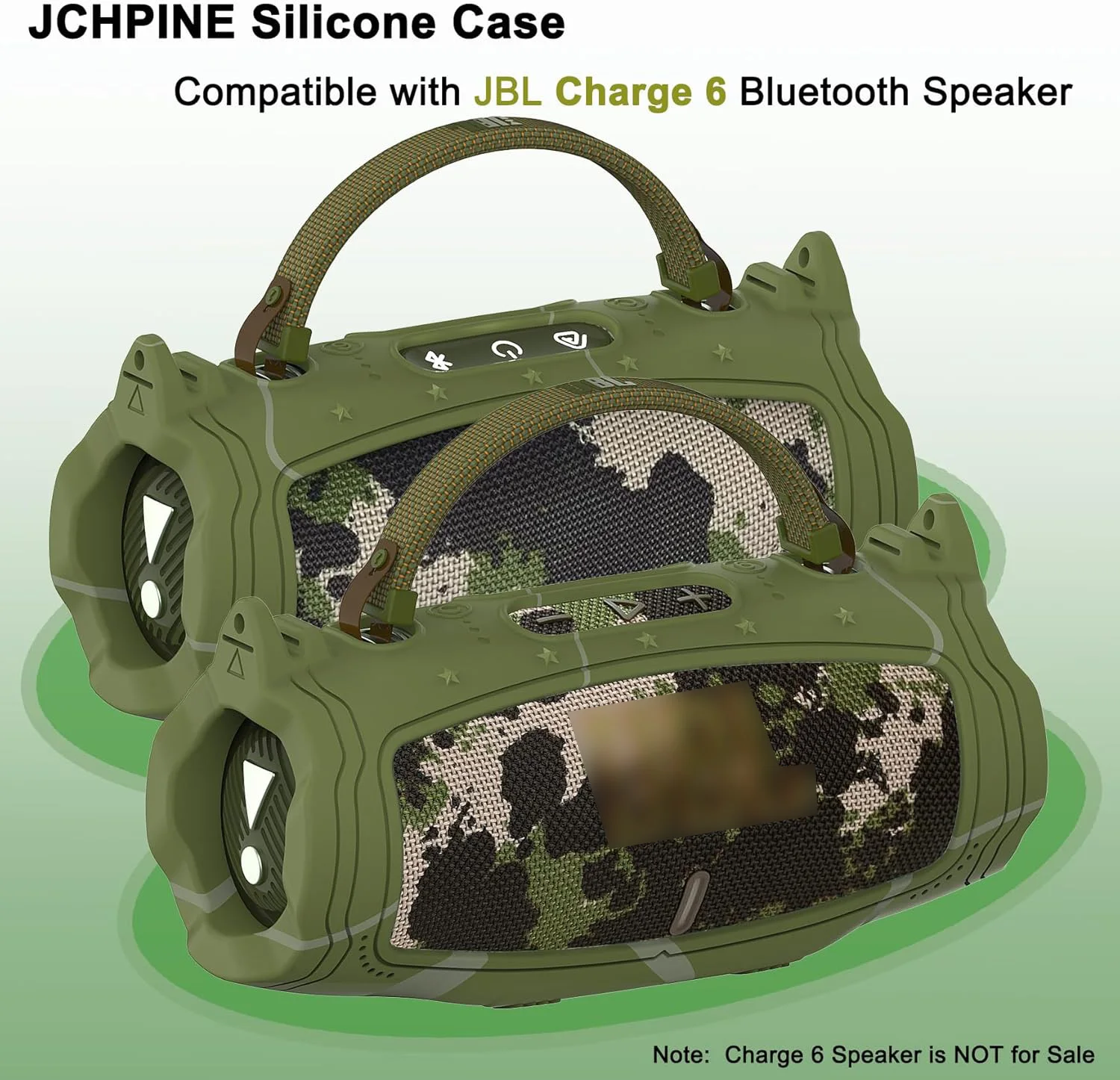 Silikon-Schutzhülle und Hartschalen-Tragetasche und Schultergurt für JBL Charge 6, tragbares Bluetooth-Lautsprecher-Zubehör – Detail 15