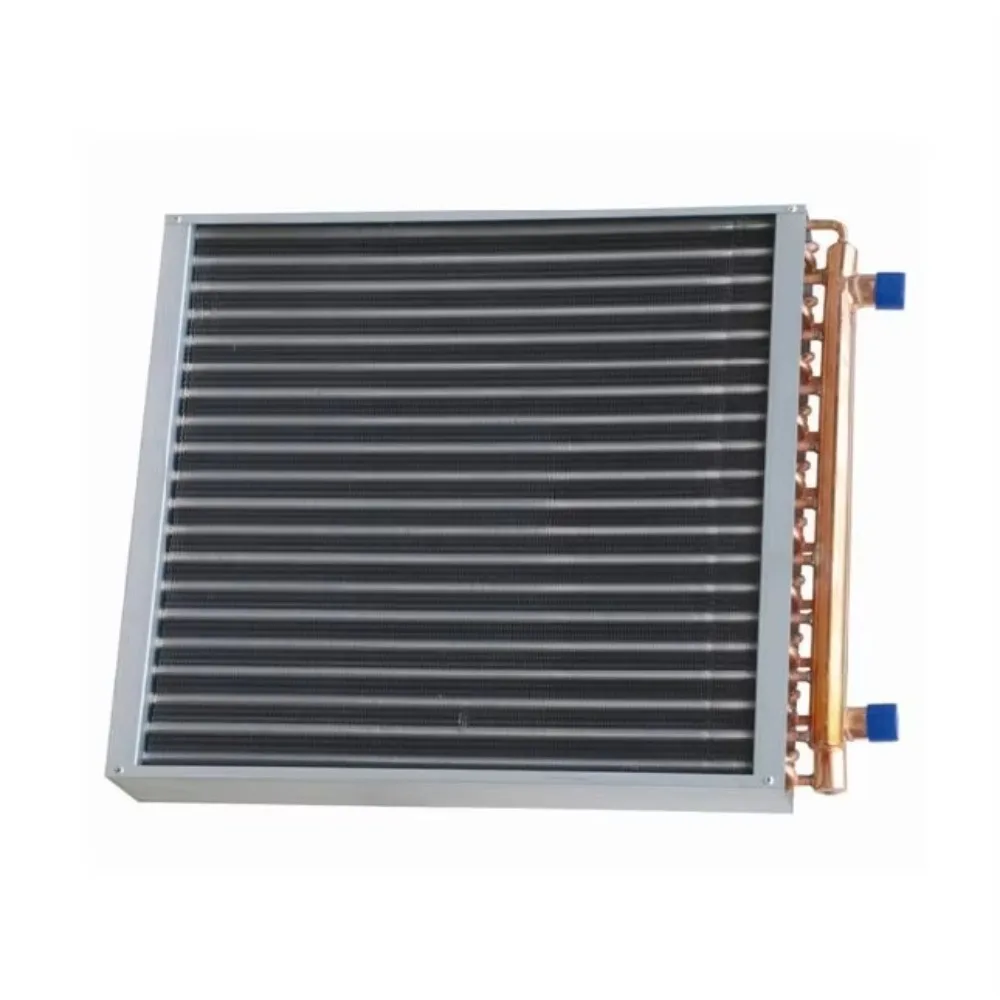 Aluminum fin and copper tube water to air heat exchanger
