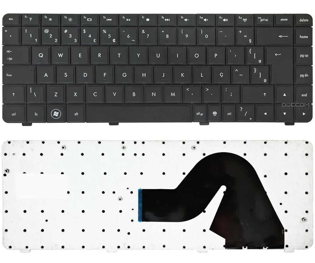 HP Compaq Cq42 G42 Aeax1600110 V112246ar1 Ax1 G42-440br G42-450br Cq42-212br G42-340br BR Layout Compatible Keyboard Notebook