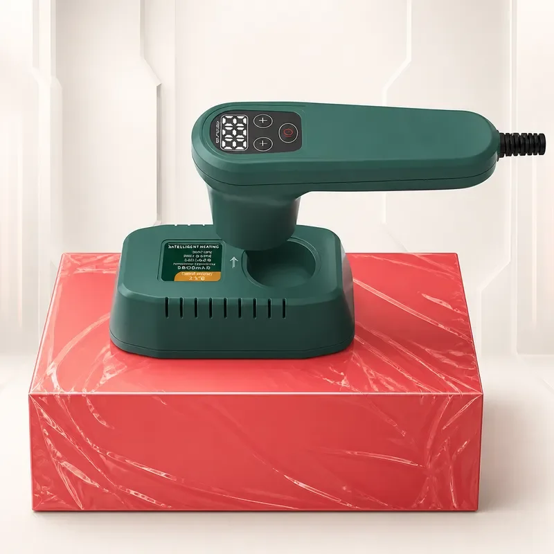 Mini Handheld Heat Sealing Machine 220V Adjustable Temperature Compact Portable Plastic Bag Sealer for Home Kitchen Use