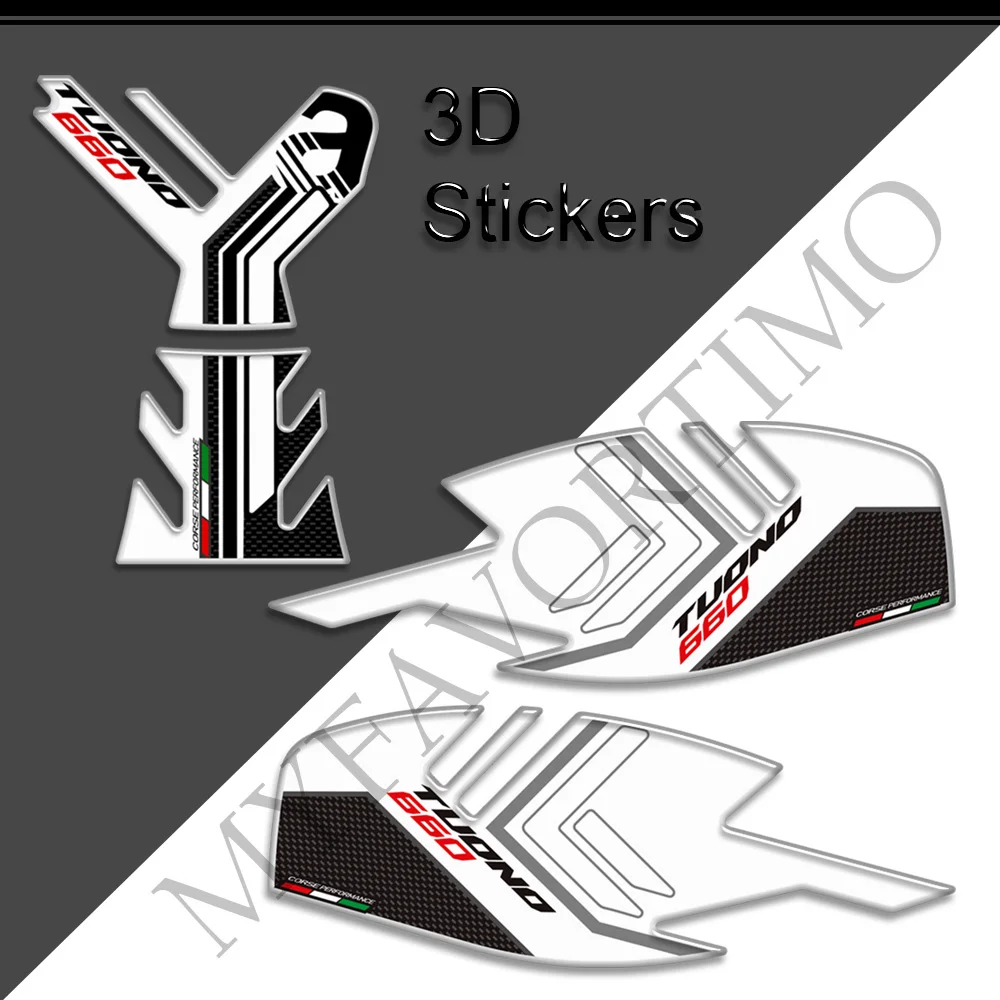 2019 2020 2021 2022 Motorfiets Voor Aprilia Tuono660 Tuono 660 Tank Pad Grepen Gas Brandstof Stickers Olie Kit Kniebeschermer Stickers