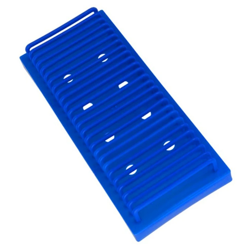 New Rectangle Type Slide Drain Rack Electrophoresis Gel Glass Plate Drying Holder School Education Laboratory Equipment