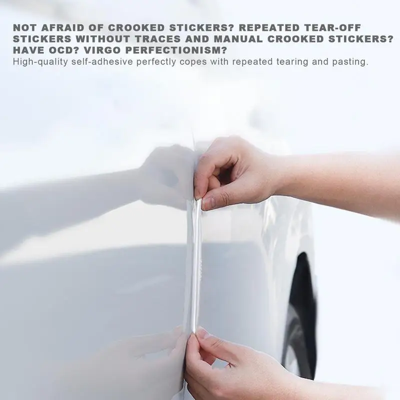 Car Door Anti-collision Strip 4 PCS Auto Bumper Protector Trim Vehicle Door Anti Scratch Guard Edge Strip Seal Protector With