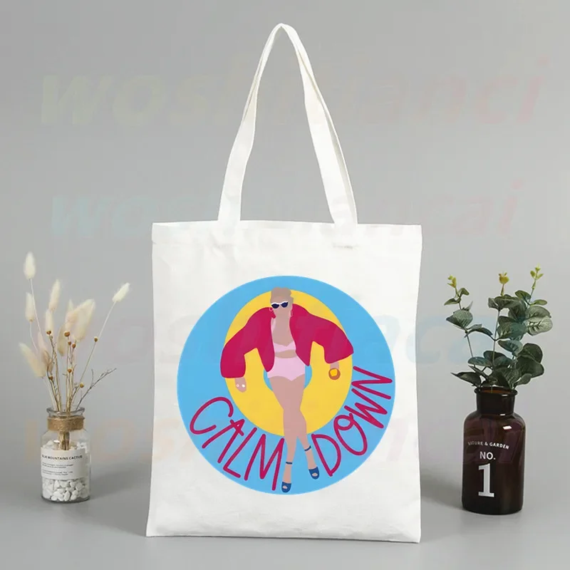 حقيبة تسوق نسائية من Taylor صديقة للبيئة قابلة لإعادة الاستخدام حقيبة يد نسائية حقيبة يد جامعية حقيبة كتف كبيرة للسيدات للمتسوقين