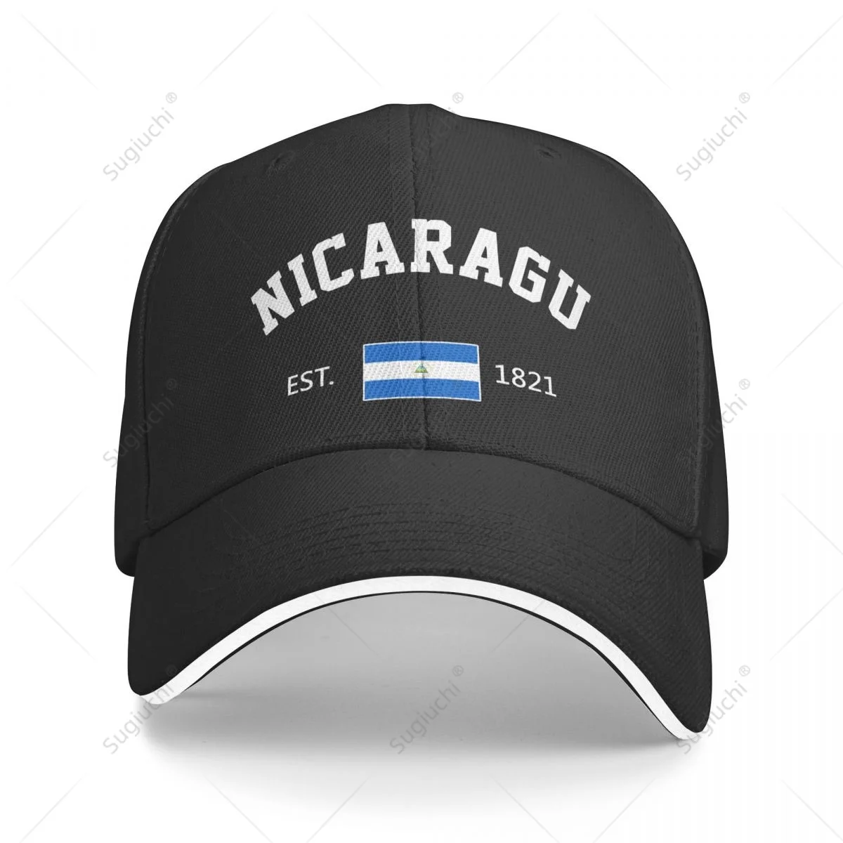 Baseball Cap Nicaragua EST.1821 Independence Day Men Women Unisex Hip Hop Sandwich Caps Snapback Golf Hat Fishing