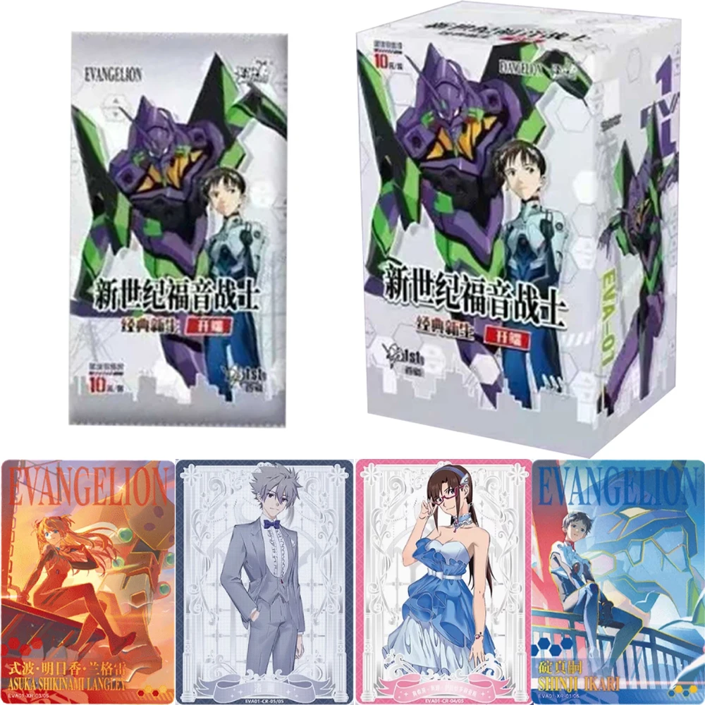 

KAYOU оригинальная карта EVA Neon Genesis Evangelion Classic Rebirth Beginning Series Unit-01 Ayanami Rei Asuka, коллекционная карта аниме