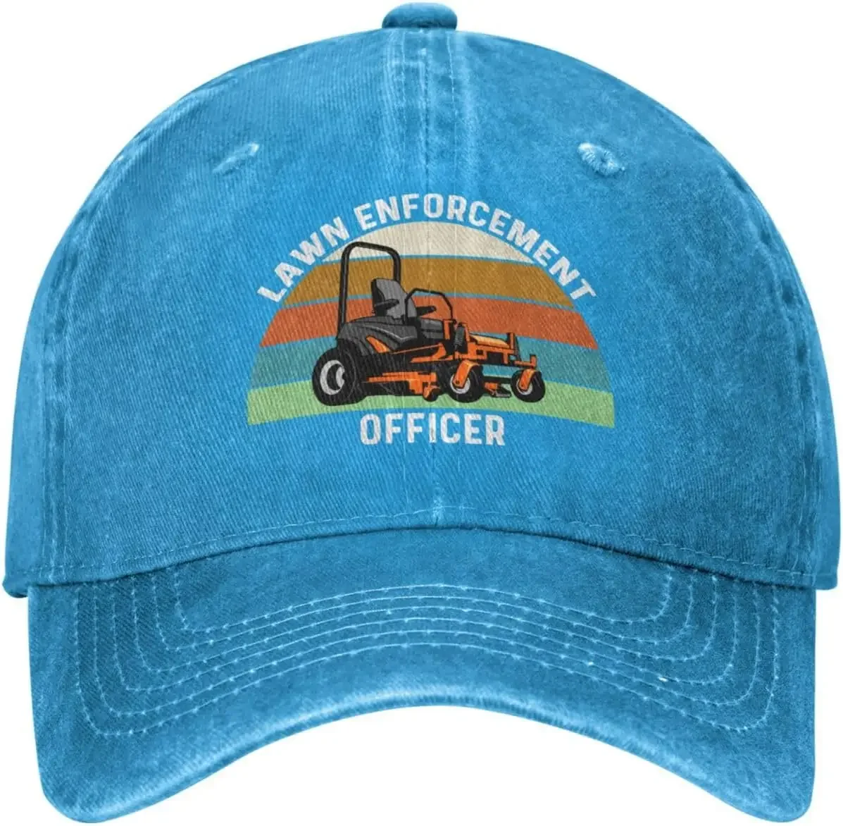 잔디밭 집행관 모자 디자인 모자가 있는 남성용 아빠 모자