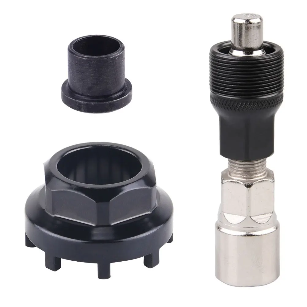 44 44 26 Mm 1.73 1.73 1.02 In 8-jaw Socket Bicycle Crank Remover Retaining Ring Included 8-slot Center Cover Remover