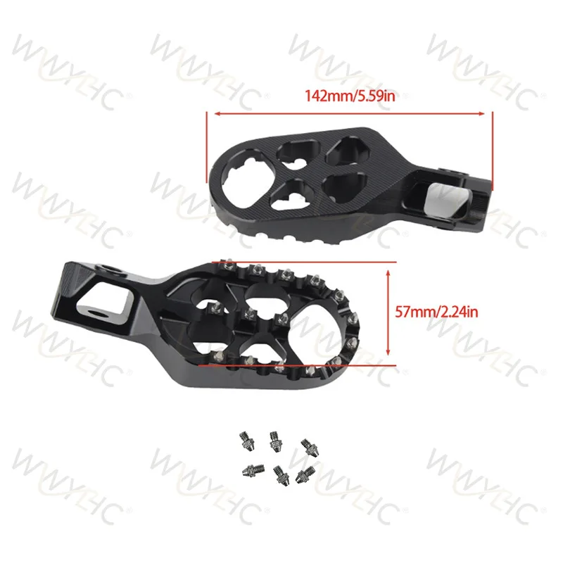 Constant Ship Modified Pedal Off-road Motorcycle Front Pedal CNC Aluminum Alloy Pedal