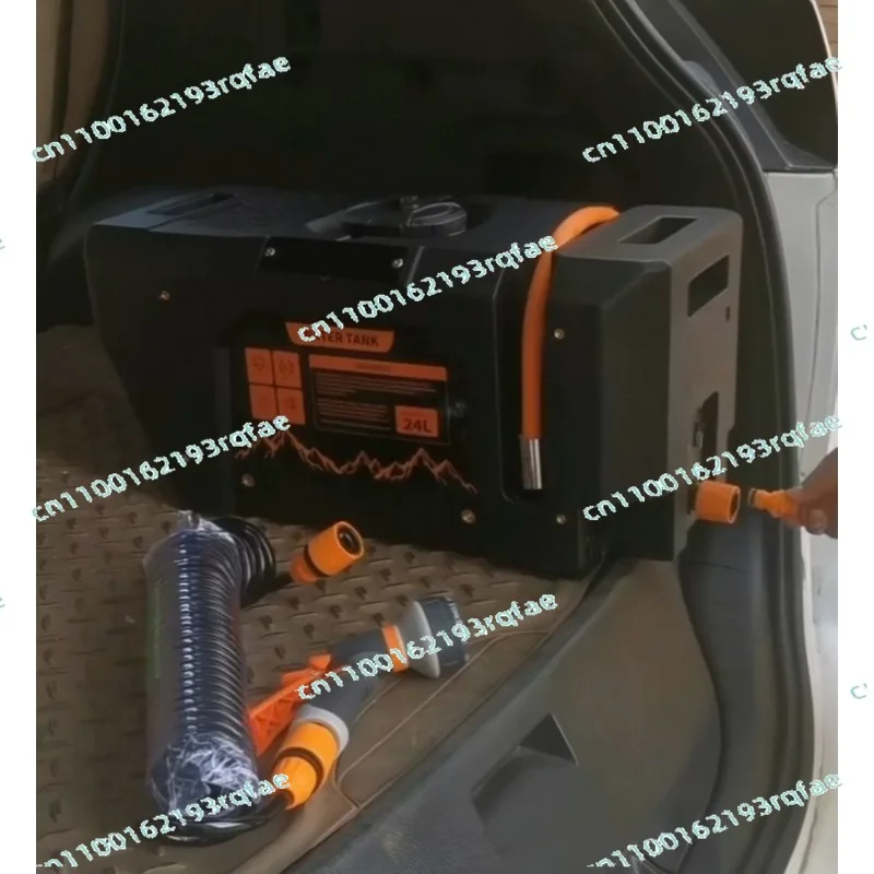 Vegetable Washing, Pressure-Boosting Water Bucket  Car Water Tank for Off-Road Vehicles, Pickup Trucks, Shower