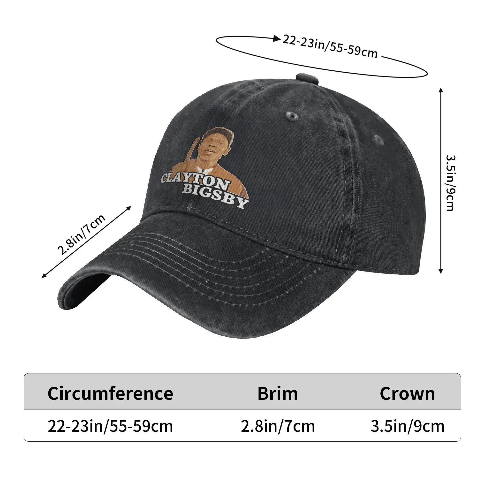 its clayton bigsby Casual Baseball Cap  Outdoor Gym Trucker Hat Summer Sunscreen Women Men Vintage Snapback Cap