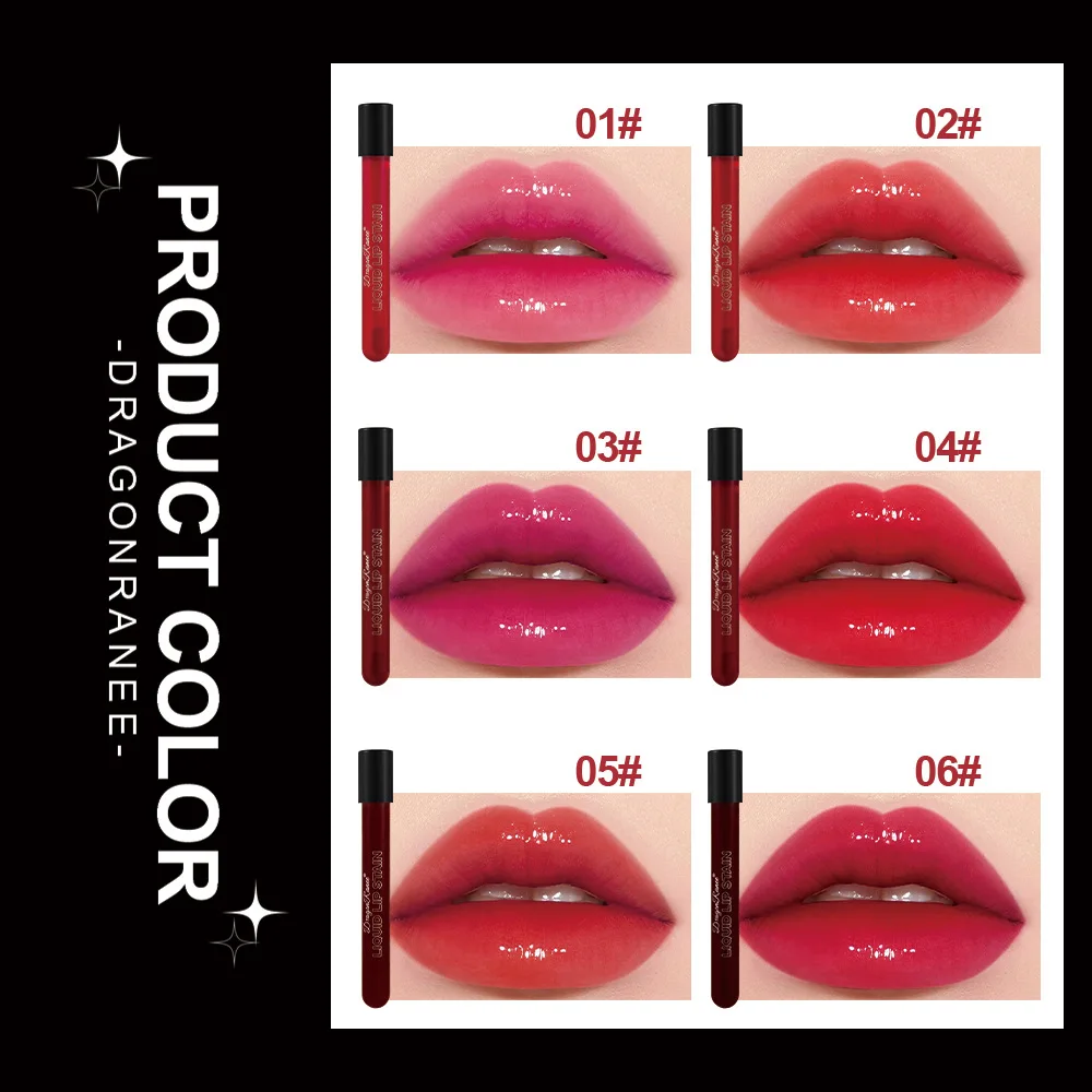 Mirror Watery Lip Gloss Glaze Non-sticky Lipstick Non-fading Nourishing Long Lasting Liquid Lipstick Moisturizing Lips Makeup