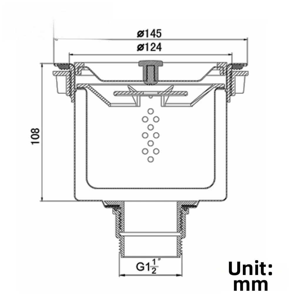 Food Waste Catcher Kitchen Sink Strainer For Efficient Food Removal Multilayer Sink Filtering System Stainless Steel Drain