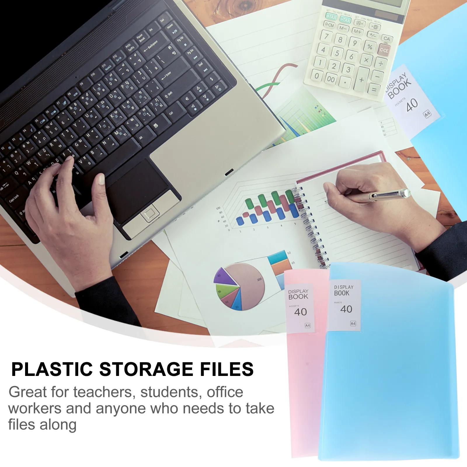 

2Pcs A4 Plastic Folders Multi Layer Document Storage Files for Teachers Students Office Workers Neat File Organization Simple