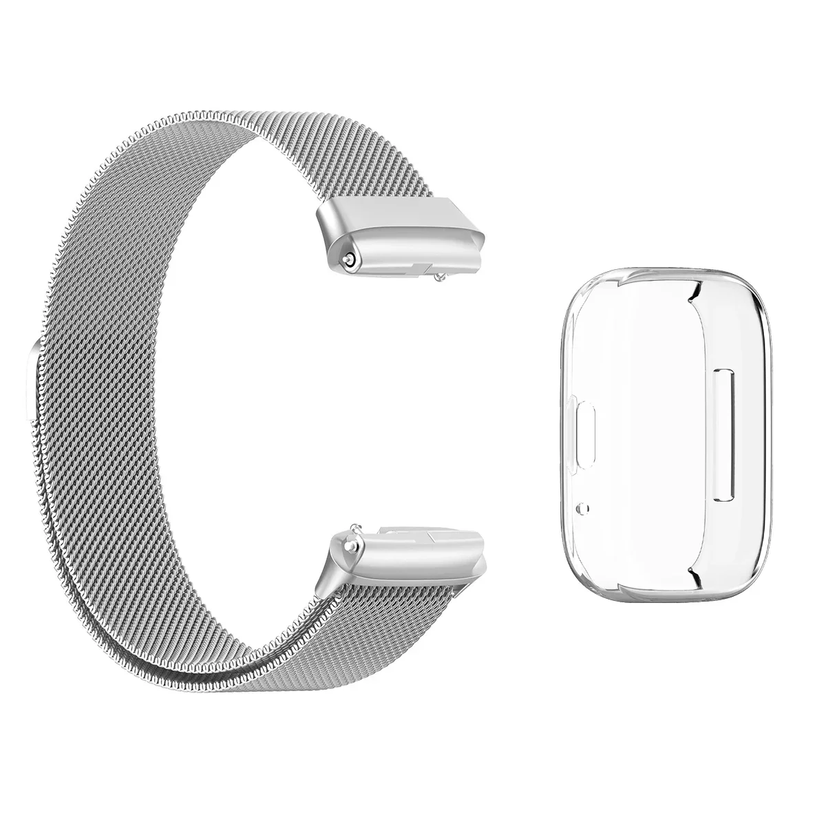 Ремешок для Xiaomi Redmi Watch 3 Active/3 Lite с мягким чехлом из ТПУ, защитная пленка для экрана, сменный металлический миланский магнитный ремешок для часов