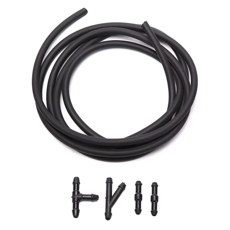 1M Scheibenwaschdüse Schlauch Rohr Rohr Frontscheibe Scheinwerfer Pumpe Auto Teile Mit Stecker T Y Gerade