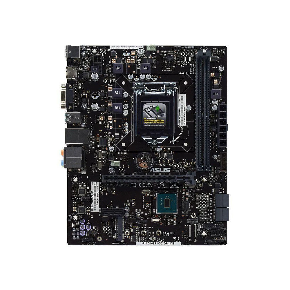 ASUS H110-I/G11CD/DP_MB LGA 1151 Motherboard i7-6700K 7700K i5-6600K 6500 i3-7350K CPU 2xDDR4 PCI-E X16 USB3.0 ATX