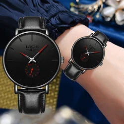 Reloj deportivo de cuarzo para Mujer, cronógrafo de pulsera con correa de cuero, estilo informal, sencillo, de lujo, a la moda, 2023