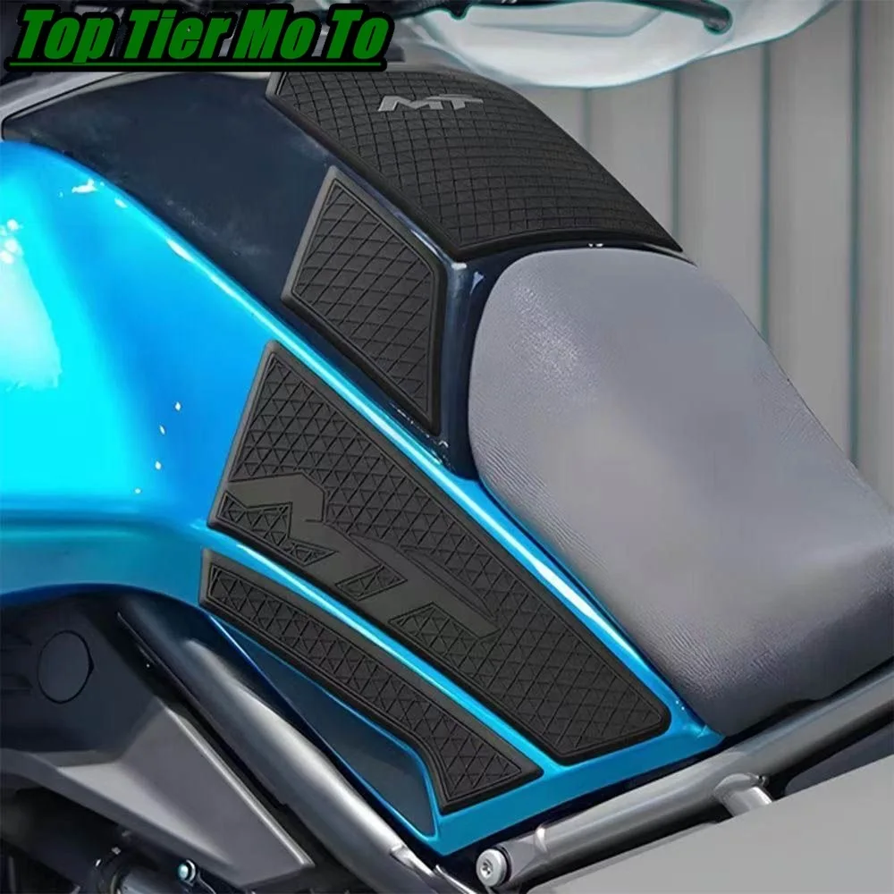 Fit For 450MT 2024-26 MT450 Protector Anti Slip Tank Pad Sticker Fishbone patch Gas Knee Grip Traction Side Pad 3M Decal