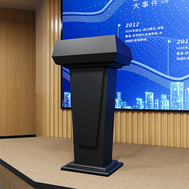 High-end Solid Reception Desks Welcomes Guests Host's Speech Reception Desks Application Office Furniture Военное ДелоZY40JDT