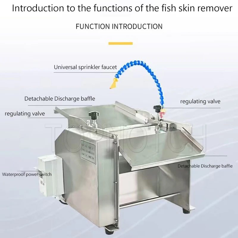 

Fish Backbone Removing Machine Fish Fillet Machine Tilapia Skin Peeling Machine