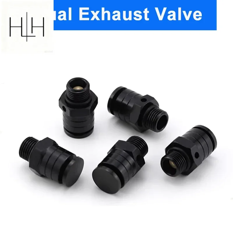 HLH Quick Exhaust Valve Switch Exhaust Valve Pressure Relief Push-type Manual Pneumatic Switch