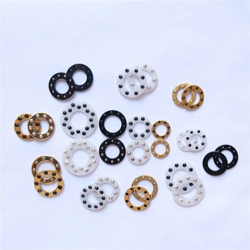 Imagem -05 - Mini Avião Rolamento Axial Bola de Aço Cerâmico Impulso Suporte de Cobre Faca Dobrável Acessórios 10 Pcs por Lote