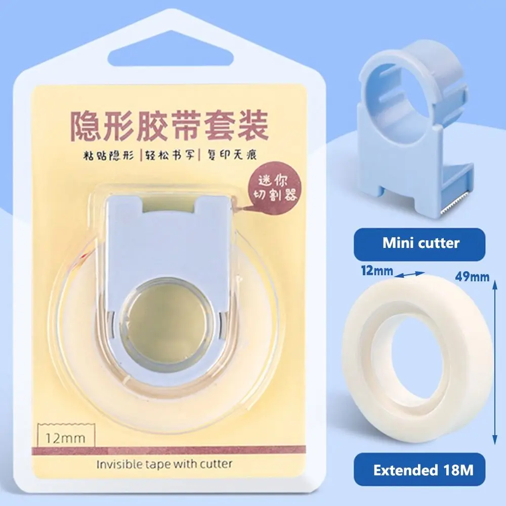 Creative Transparent Invisible Tape Tearable Writable Masking Tape Washi Tape School Office