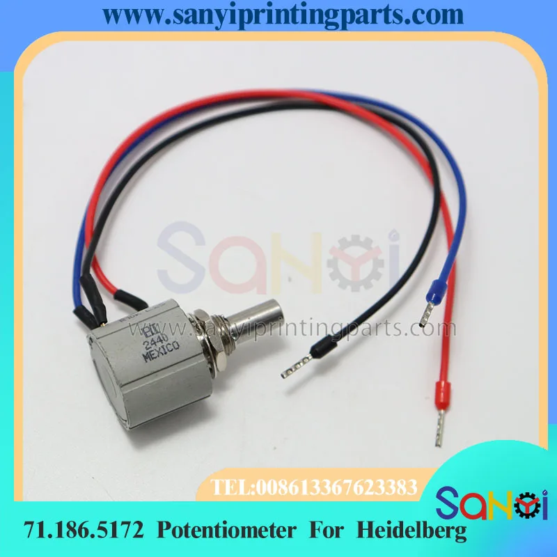 1 шт. кабельный потенциометр Heidelberg 71.186.5172 Beckmann 7286 10 кОм для деталей печатной машины CD102 SM102 SM74