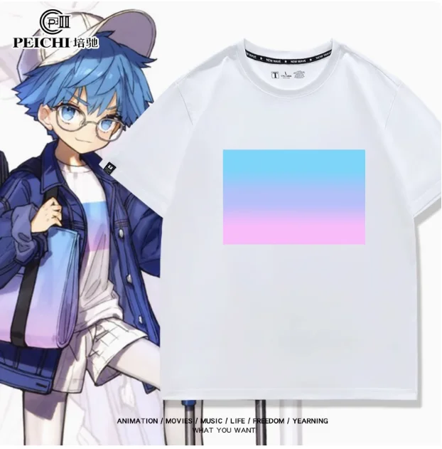 

Аниме Fate/Grand Order Hans Christian Andersen футболка с короткими рукавами летний карнавальный костюм повседневные студенческие свободные топы