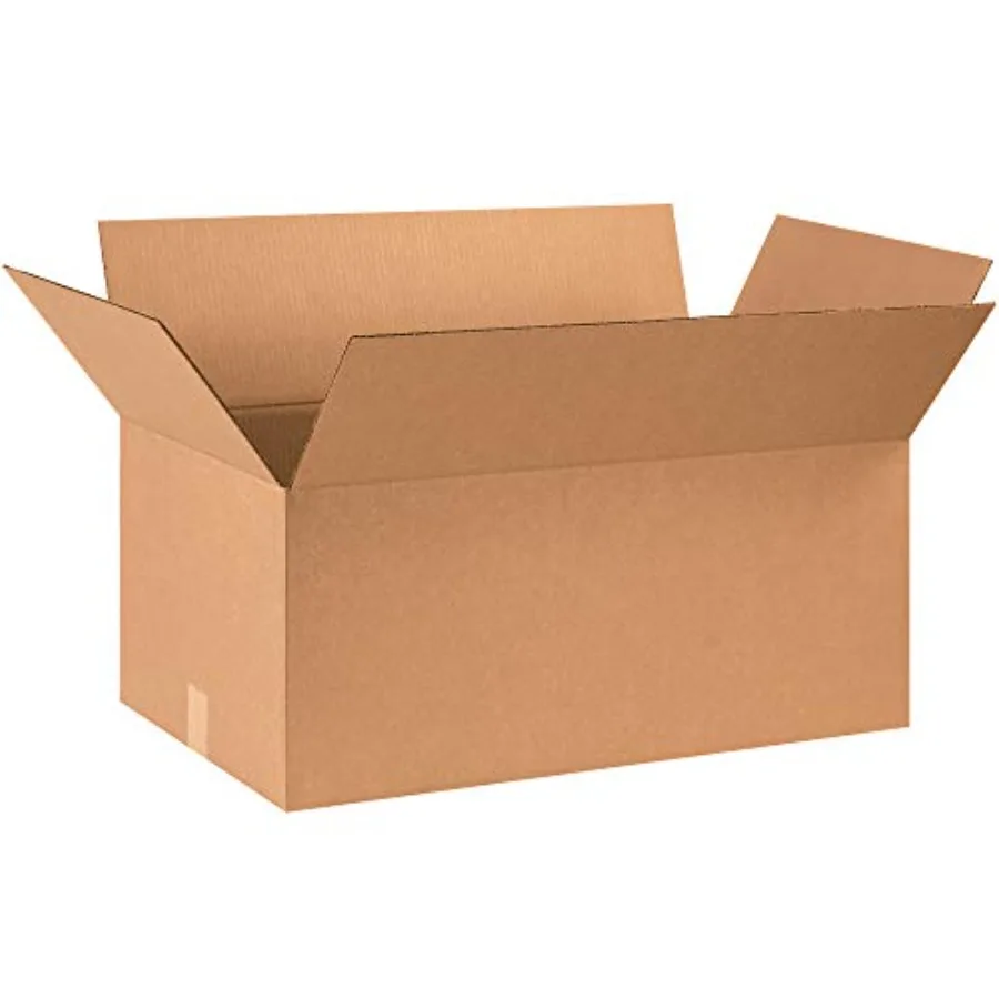 

Corrugated Cardboard Shipping and Mailing Boxes 28" L x 16" W x 12" H Brown/Kraft Easy-to-Assemble Great for Small Businesses P