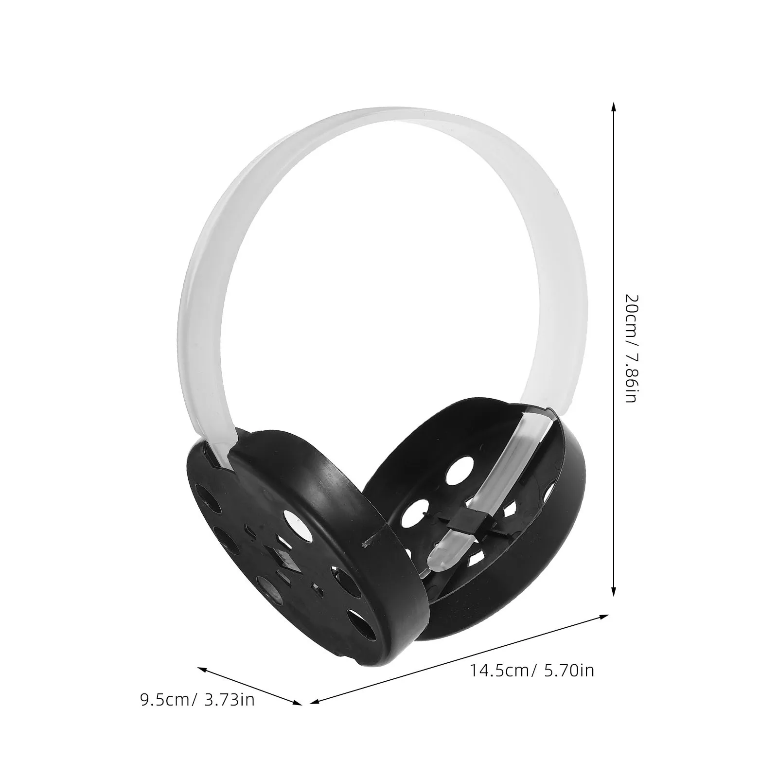 4Pcs Earmuff Support Frame Kit Wide Design Comfort Fit All Sizes Earmuff Inner Structure Frame Anti-Freezing Ear Protection DIY