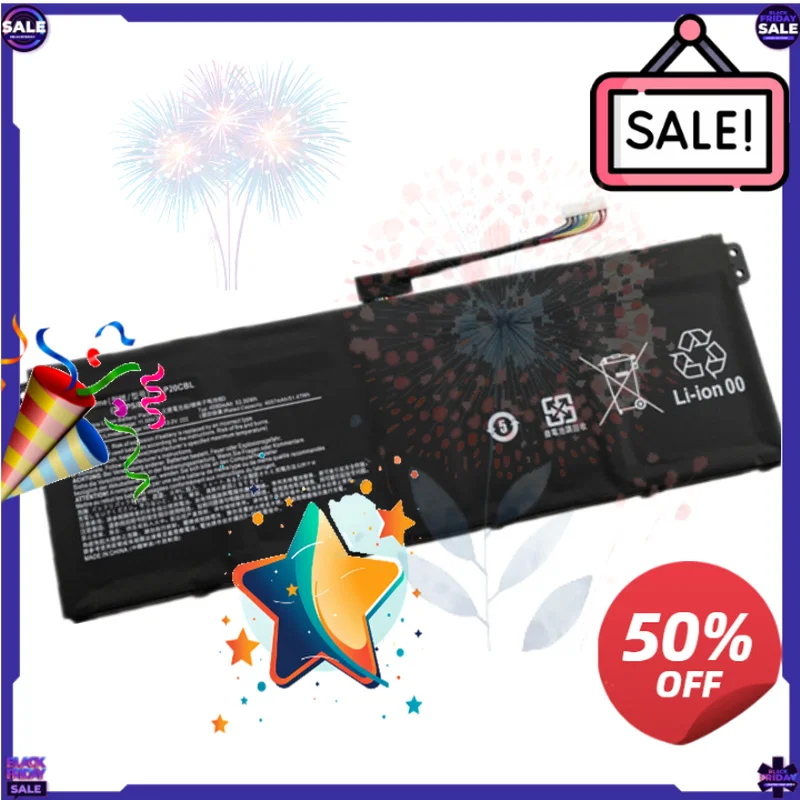SWZY New AP20CBL 11.55V 4590mAh Laptop Battery for Acer N19Q8 P50 Series  SF314-43-RR4 R6NE R36MA515-46-R3UB R3CZ N20C5 S50-53-7