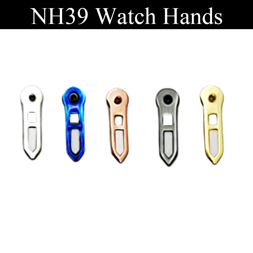 NH39 Silber/Blau/Gold Uhr Hände Grün Leuchtende Fit NH39 Automatische Bewegung Uhren Zeiger Zubehör Teil
