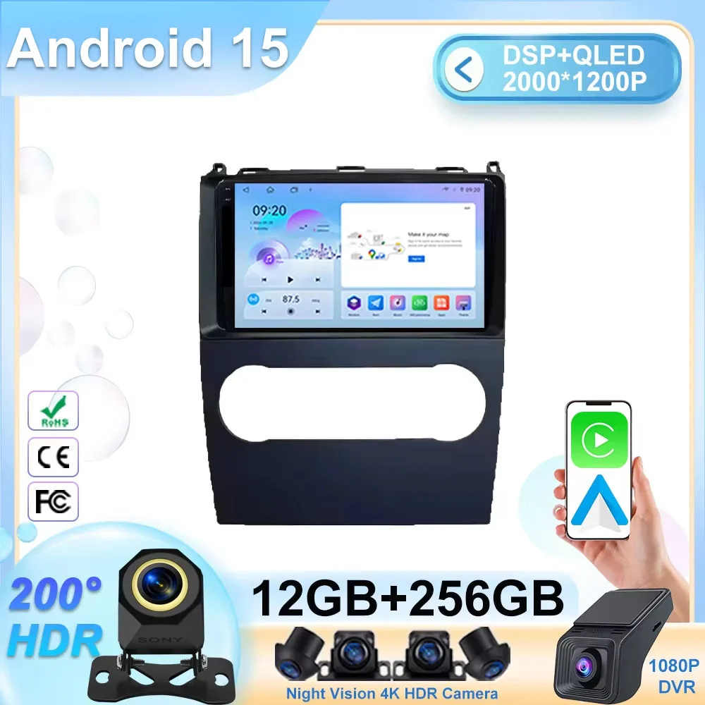 

Car Radio For Mercedes Benz B200 A B Class W169 W245 Viano Vito W639 Sprinter W906 Multimedia Wireless DVD Carplay Auto No 2din