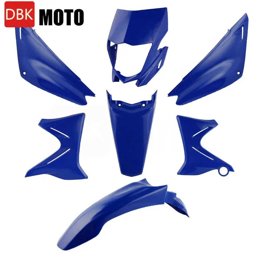 Motorcycle Full Fairing Plastic Set For Yahama XTZ 125 XTZ125 Full Fairing Kits Accessories Fairings Body Kit