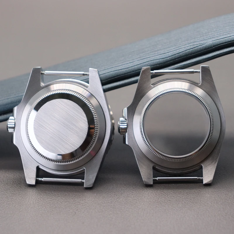 เคสนาฬิกาข้อมือสำหรับผู้ชาย40มม. C3ข้อความแบบเต็มสำหรับ Sub Seiko NH35 NH36/34/38/4R36 Miyota 8215 Eta 2824 Movement 28.5มม.