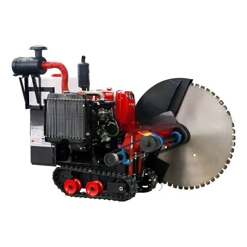 Road Cutting Machine Fully Automatic Tracked Large Water-cooled Diesel Concrete Pavement Cutting and Grooving Machine Cutter