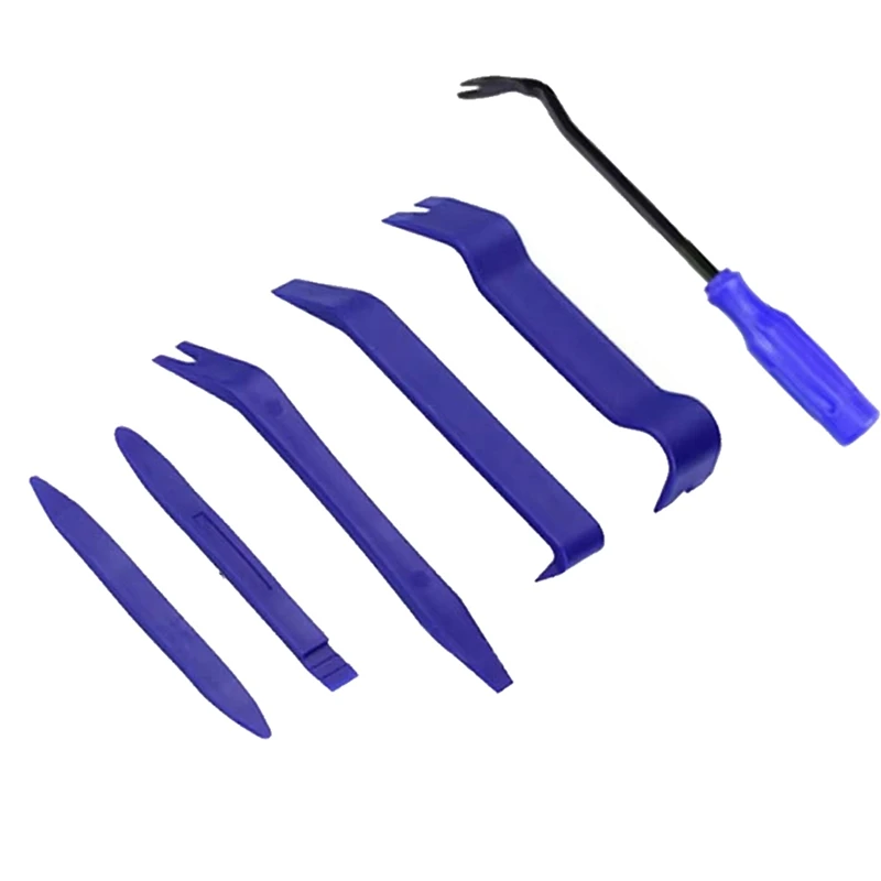 

AD33 HOT 6 Pcs Auto Trim Removal Tool Kit, No-Scratch Plastic Pry Tool Kit - Interior Door Panel Clip Fastener Removal Set