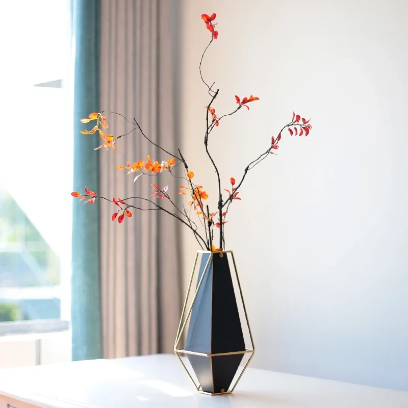 

Grand Aesthetic Flower Vase Luxury Living Room Minimalist Bathroom Vases Mushroom Vaso Decorativo Moderno Home Decoration