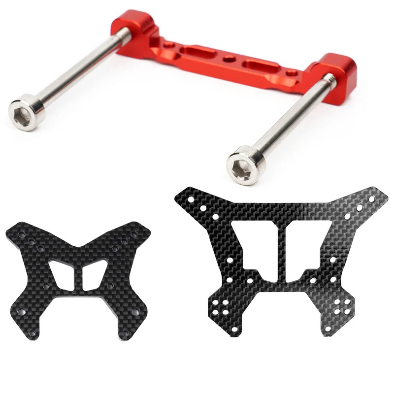 

Для 1/8 ARRMA TYPHON 6S V5 TLR BUGGY автомобильная передняя и задняя ударная башня из углеродного волокна