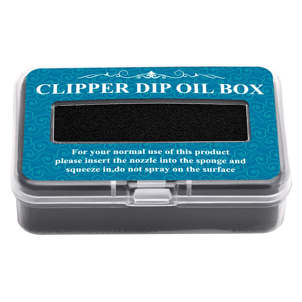 

Barbershop Lubricating Oil Box For Hair Clipper Blade Oil Blade Rust Prevention Protection Repair Electric Push Oil Storage Box