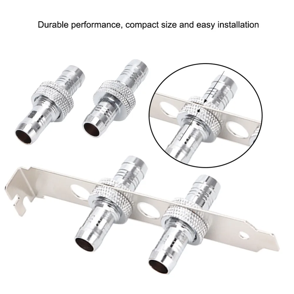 9mm/11mm Hose Connectors Durable Performance Compact Size Water Cooling Connector Easy Installation Direct Hose Connection