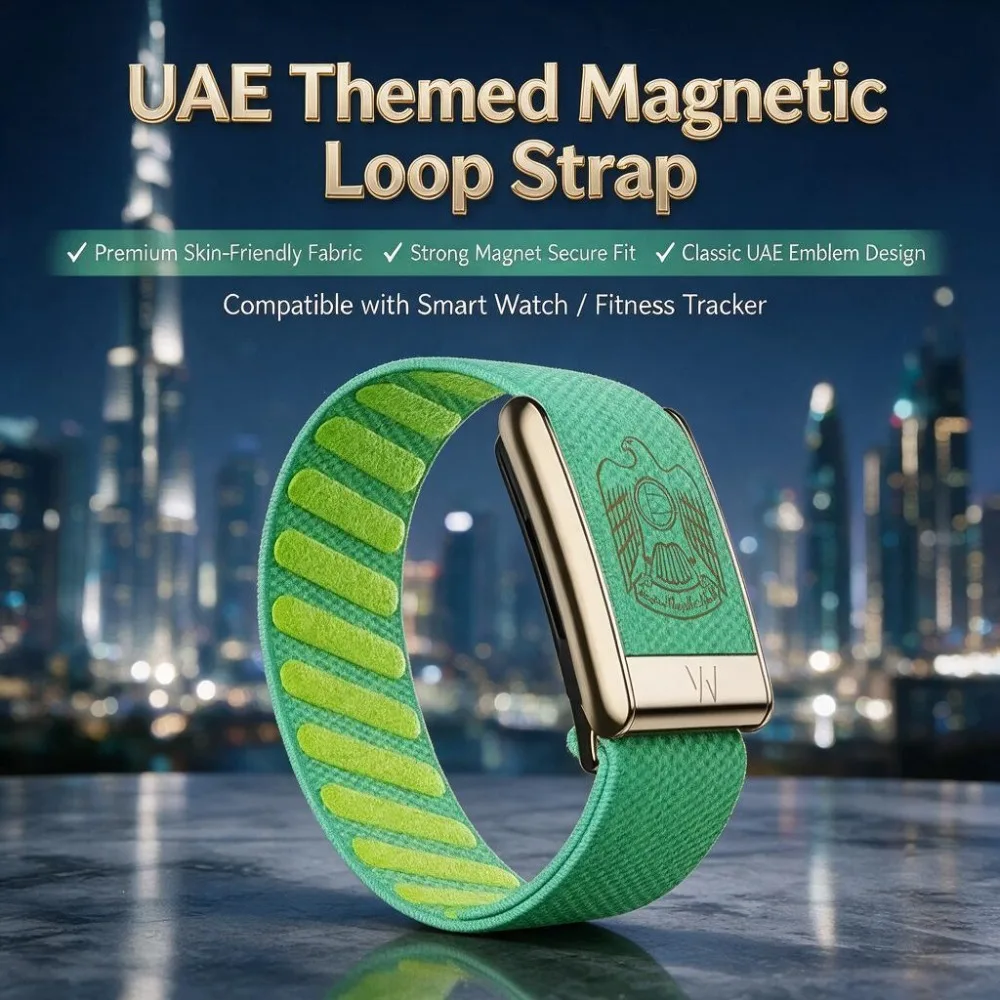 Compatible with WHOOP 5.0 Printed Nylon Elastic Replacement Band Breathable Sport Wrist Strap with Metal Frame