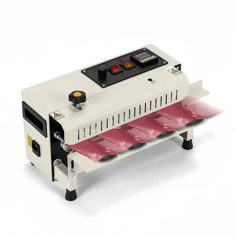 سدادة أكياس الفيلم البلاستيكي الأفقي عالي الجودة، سدادة مستمرة لتغليف المواد الغذائية