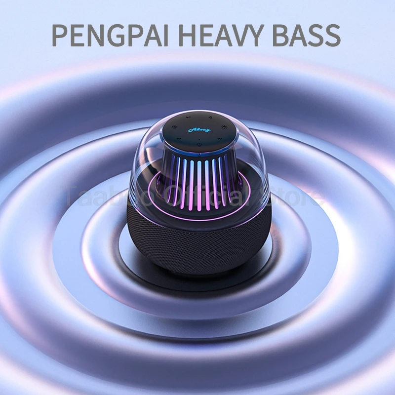 12W Bluetooth Speaker 5V Wireless Subwoofer 4000mAh 7H Play Portable Speaker 7-Type Lights AudioSurround Sound For Computer PC