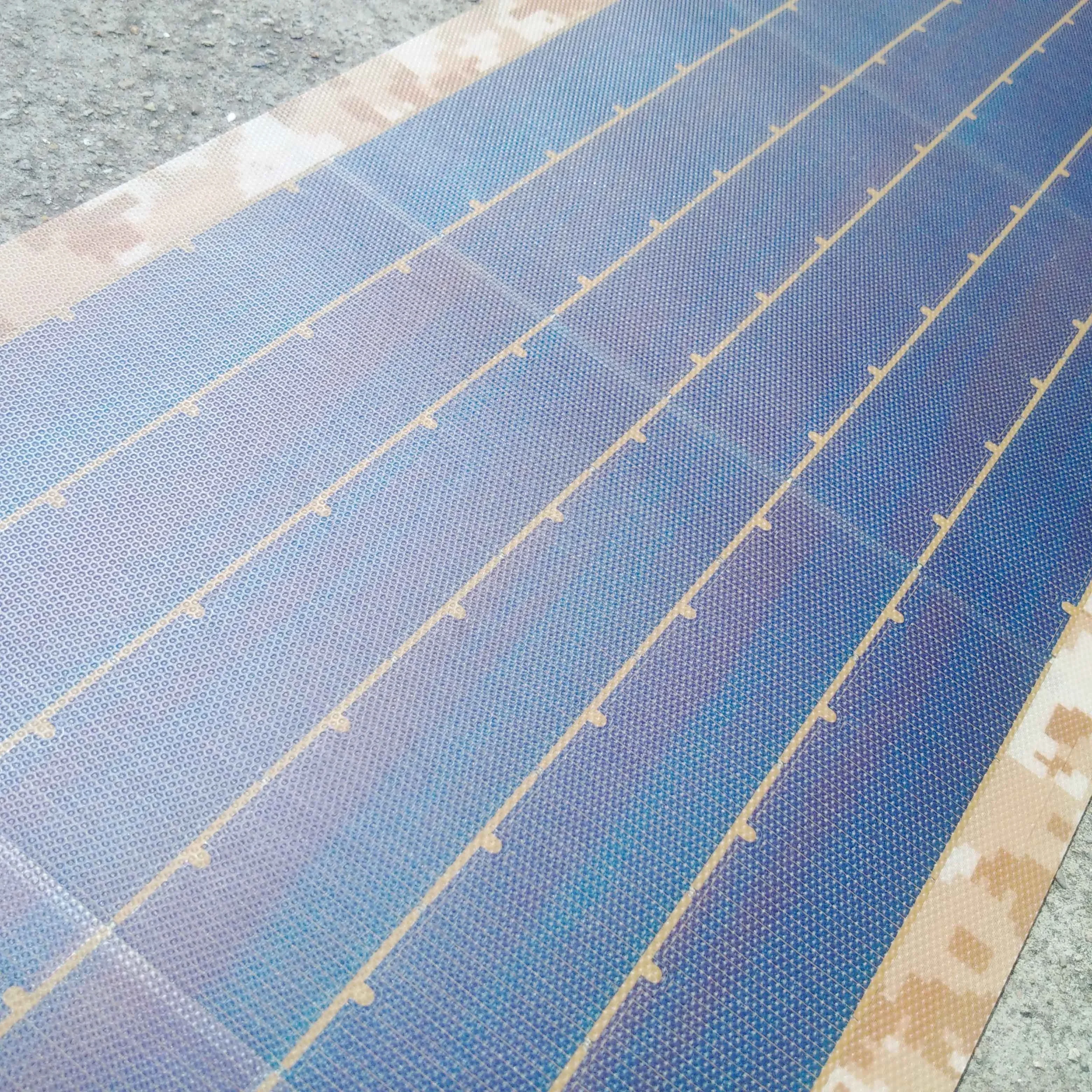 1mm Thin film ETFE rollable solar panel charger with global  CIGS  cell manufacturer