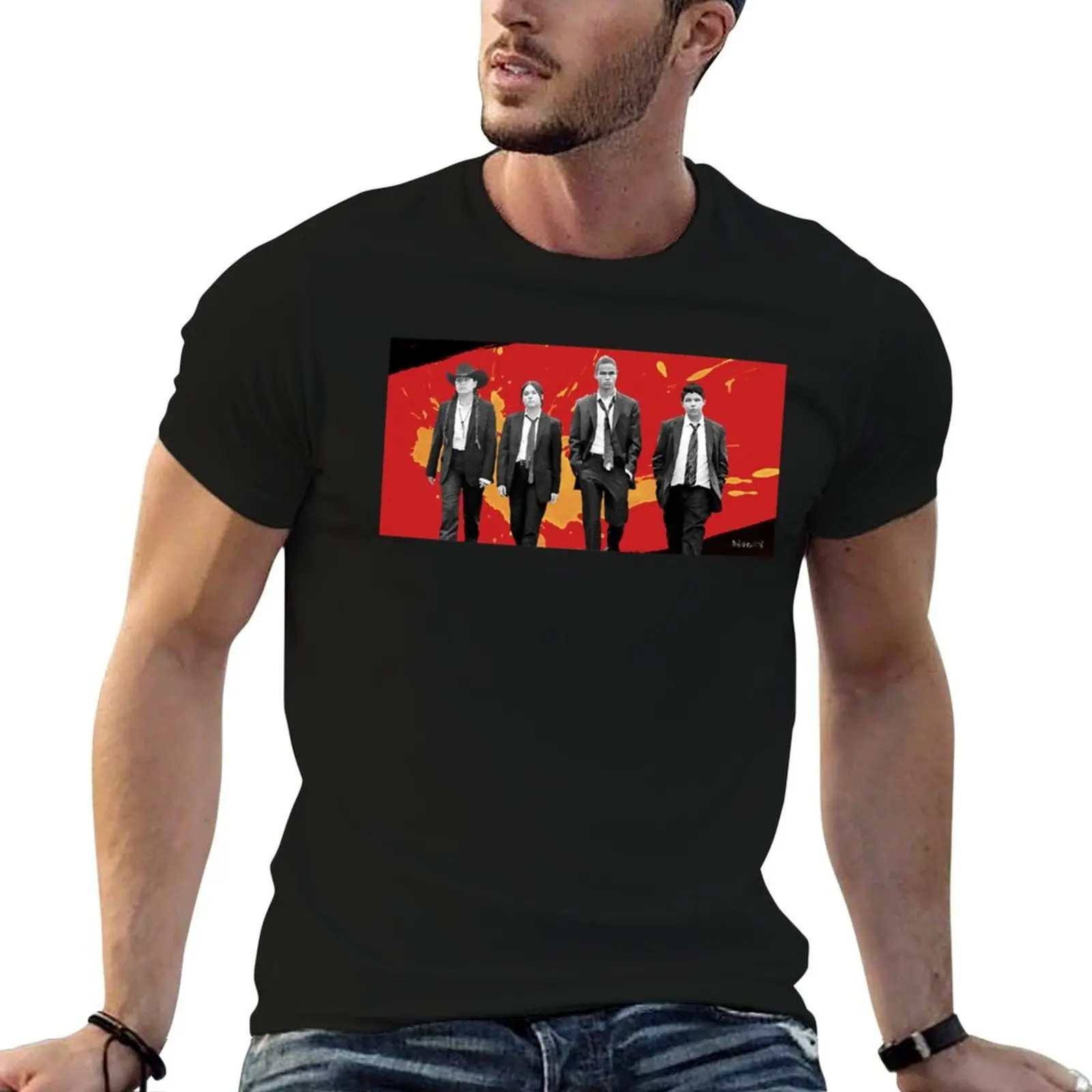 Reservation Dogs T-Shirt luxury designer funny shirt cotton mens t shirts