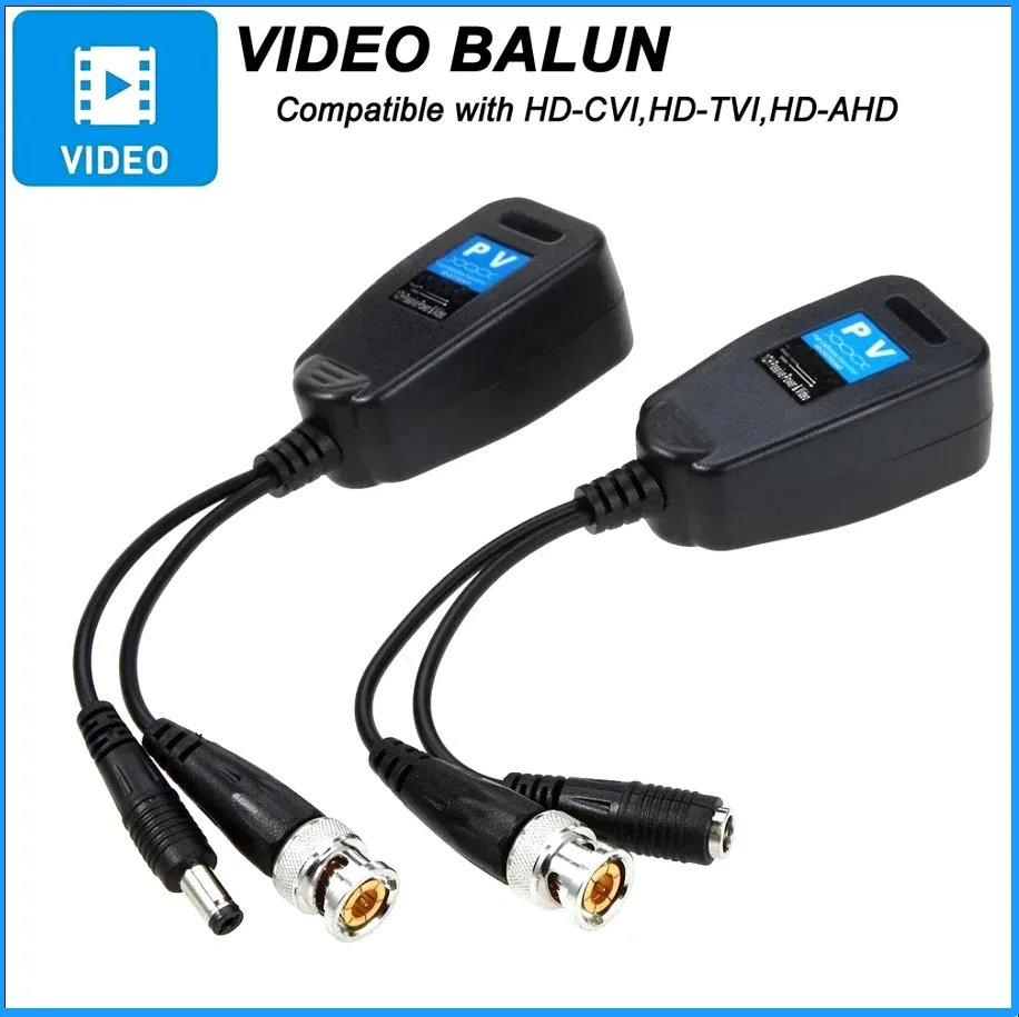 

1CH пассивный балун RJ45 CCTV видеотрансивер коаксиальный BNC разъемы питания для HDCVI HDTVI AHD аналоговая камера высокой четкости